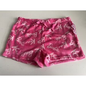 Barbie Ken Apparel Women’s Sz XL Hot Pink Logo Shorts Super Soft With Pockets